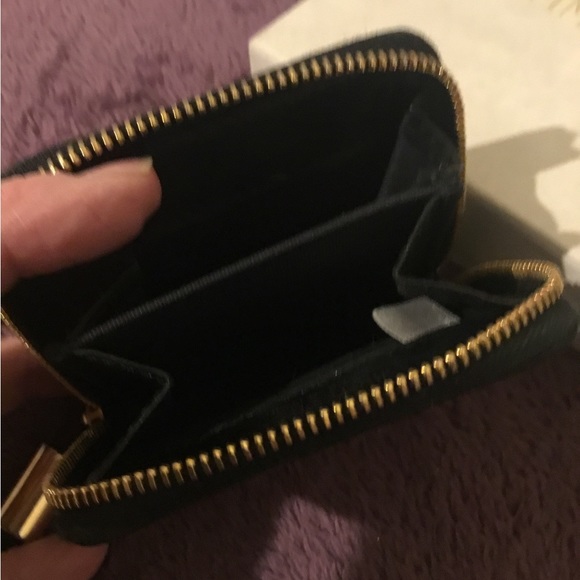 Authenticated Jimmy Choo Nellie Black Star Coin Purse, COA, Dust Bag & Box - Picture 5 of 8